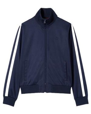 Gucci Embroidery Technical Jersey Zip Jacket - Blue