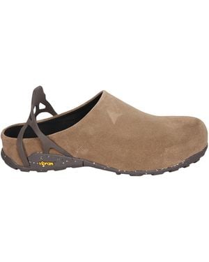 ROA Fedaia Round-Toe Mule Slippers - Brown