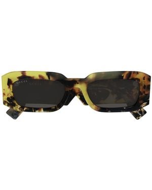 Gucci Rectangle Sunglasses - Multicolor