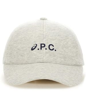 A.P.C. X Asics Charlie Baseball Cap - White