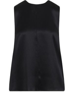 Tom Ford Sleeveless Satin Top - Black