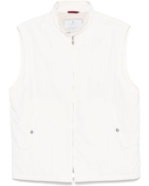 Brunello Cucinelli Lightweight Gilet - White
