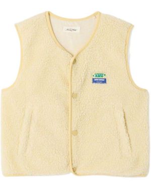 American Vintage Sleeveless Vest - Natural