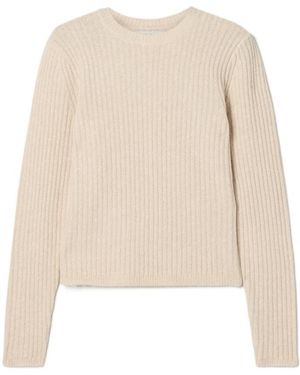 Co. Long-Sleeved Crew Neck Jumper - Natural