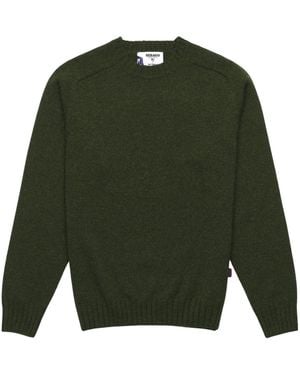 Sebago Ribbed-Hem Knitted Jumper - Green