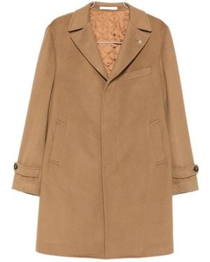 Tagliatore Long-Sleeved Coat - Natural