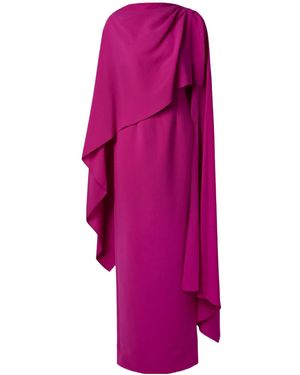 ROKSANDA Effect Pleated Crepe Gown - Purple