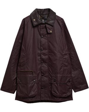 Barbour Wax Field Jacket - Purple