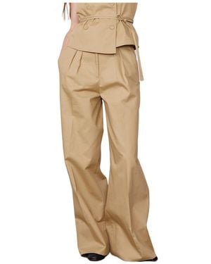Officine Generale Elia Pants - Natural