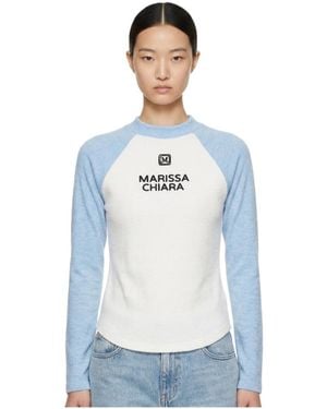 Marissa Chiara Long-Sleeved T-Shirt - Blue