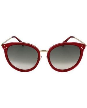 Celine Logo Cat-Eye Sunglasses - White
