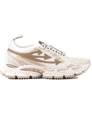 Off-White c/o Virgil Abloh Be Right Back Knitted Lace-Up Sneakers - White