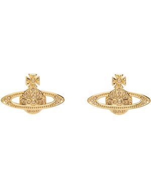 Vivienne Westwood Embossed Earrings - Black