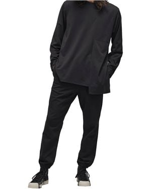Y-3 Logo Track Pants - Black