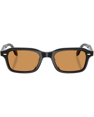 Oliver Peoples Rectangular Frame Sunglasses - Multicolour