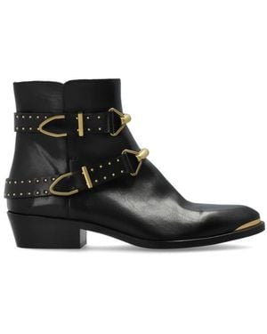 Isabel Marant Zalya Ankle Boots - Black