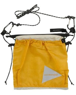and wander Nylon Shoulder Bag - Yellow