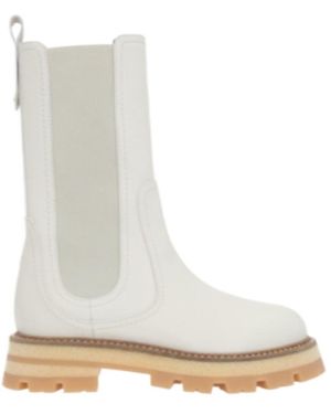 Ermanno Scervino Logo Boots - White