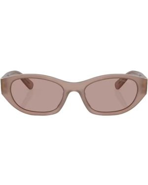 Miu Miu Eyewear Oval Frame Sunglasses - Pink