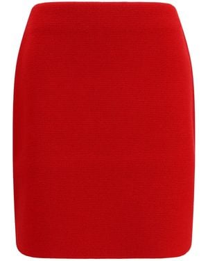 Fabiana Filippi Wool Skirt - Red