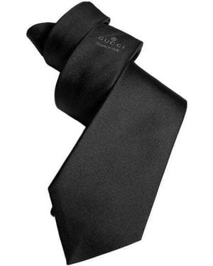 Gucci Silk Tie - Black