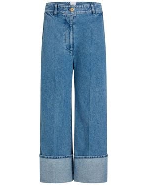 Patou Iconic Straight-Leg Jeans - Blue