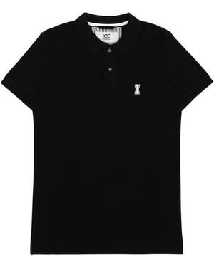 Iceberg Logo Polo Shirt - Black