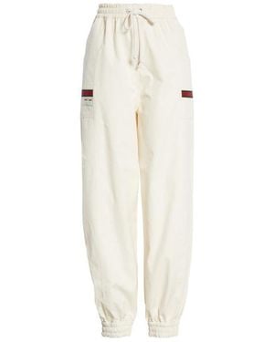 Gucci Web Stripe Track Pants - White