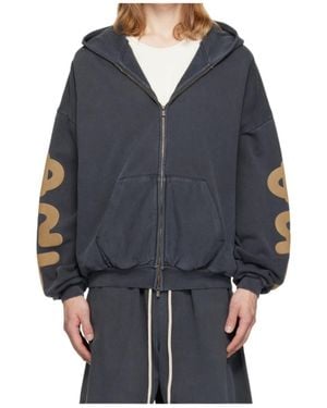 Fear Of God Zippered Hoodie - Blue