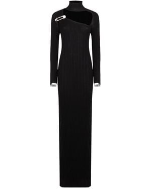 GIUSEPPE DI MORABITO Cut-Out Long Dress - Black