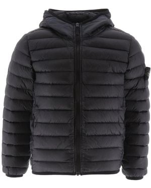 Stone Island Junior Logo Patch Padded Jacket - Black
