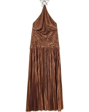 retroféte Amberley Open-Back Gown - Brown
