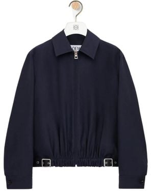 Loewe Belted Jacket - Blue