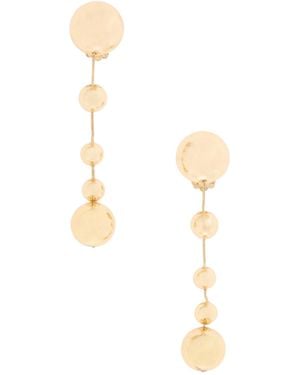 Carolina Herrera Tone Earrings - White