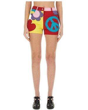 Moschino Pattern Shorts - Blue