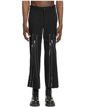 Comme des Garçons Zip-Detail Pants - Black
