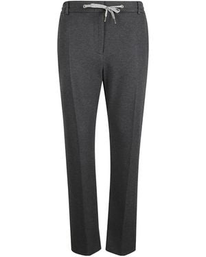 Eleventy Drawstring Slim Pants - Gray