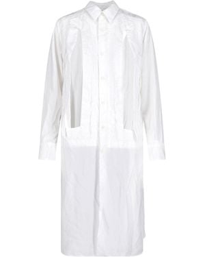 Comme des Garçons Comme Des Garçons Homme Plus Crinkled Effect Shirt - White