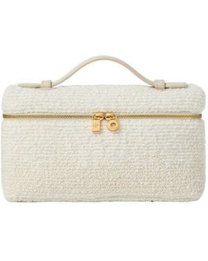 Loro Piana Extra Pocket L19 Shoulder Bag - White