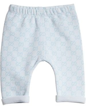 Gucci Baby Printed Cotton Pants - Black