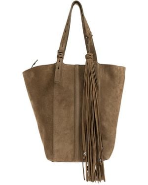 Golden Goose Fringed Tote Bag - Metallic