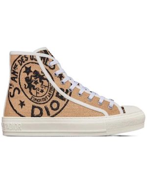 Dior Walk'N' High-Top Sneaker - Natural