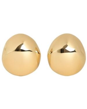 Alaïa Dome Earrings - Metallic