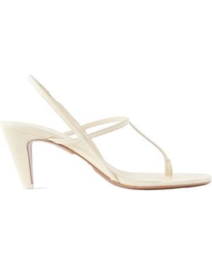 Neous Cream Strappy Heeled Sandals - White
