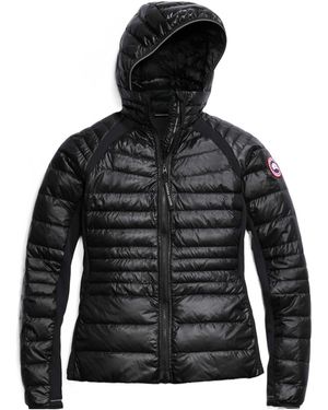 Canada Goose Hybridge Lite Tech Down Hoodie Jacket - Black