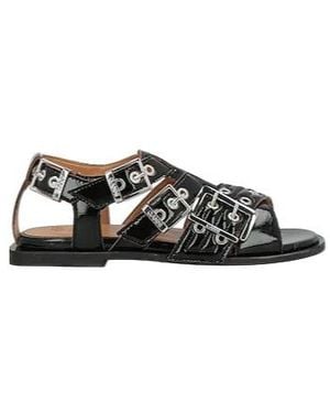 Ganni Gladiator Sandals - Black
