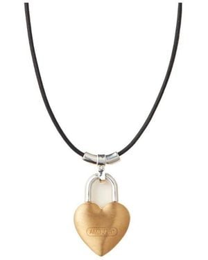 Ambush Heart Lock Necklace - Metallic