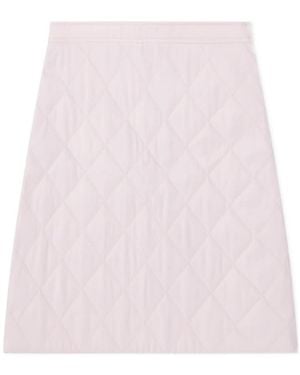 Burberry Diamond Quilted Mini Skirt - Pink