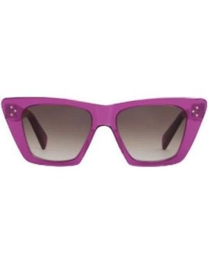 Celine Cat Eye S187 Sunglasses - Purple