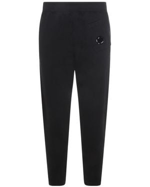 C.P. Company Logo Plaque Trousers - Black